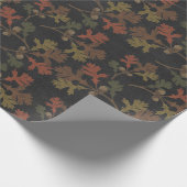 秋の素朴黒板ラッピング紙 ラッピングペーパー (角)