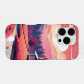 秋の素朴Stream_iphoneケースでキャビン iPhoneケース (裏面横)