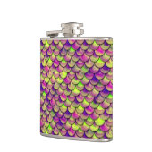 秋の紫と緑はかりで測 フラスク (左)