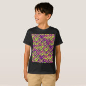 秋の紫と緑はかりで測 Tシャツ (正面フル)