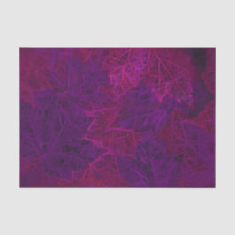 秋の紫ピンクネオンダークメープル葉 薄葉紙