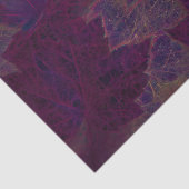 秋の紫濃いカエ白熱［赤熱］光を放つデの葉 薄葉紙 (詳細)