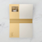 秋の終わりに2匹のシグネッツ カード (内部)