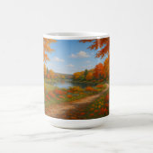 秋の経路 コーヒーマグカップ (中央)