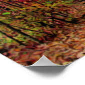 秋の経路、プリント ポスター (角)