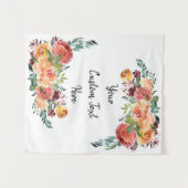 秋の結婚バックドロップ秋フォトブースタペスター タペストリー (正面(横))