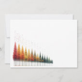 秋の結婚リハーサル 招待状 (裏面)