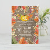 秋の結婚前お披露目招待状 招待状 (スタンド正面)