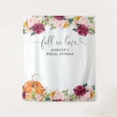 秋の結婚前のお茶会 タペストリー (正面)