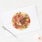 秋の結婚封筒用シール ラウンドシール (封筒)