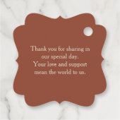 秋の結婚式ありがとう フェイバータグ (裏面)