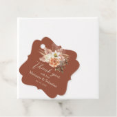 秋の結婚式のお礼 フェイバータグ (インサイチュ)