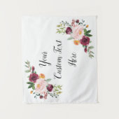 秋の結婚式の背景、秋の結婚装飾 タペストリー (正面)