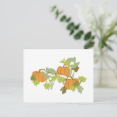 秋の結婚式はがきを保存する 案内ポストカード (スタンド正面)