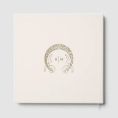 秋の結婚式アールヌーボー ゲストブック (裏面)