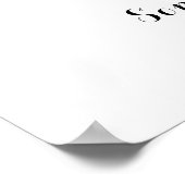 秋の結婚式ウェルカムサインポスター ポスター (角)