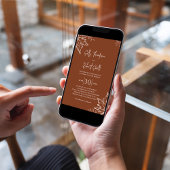 秋の結婚式エレガント紅葉カスタム 招待状