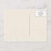 秋の結婚式オ離れークの日付ポストカードの保存 案内ポストカード (裏面)