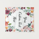 秋の結婚式カスタム披露宴フォトブース秋 タペストリー (正面(横))