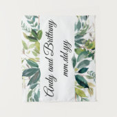 秋の結婚式カスタム披露宴フォトブース タペストリー (正面)