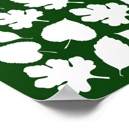 秋の結婚式ゲストブックオルタナティブ75ゲストリーフ ポスター (角)