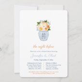 秋の結婚式チノイスリーリハーサルディナー 招待状 (正面)