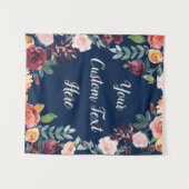 秋の結婚式バックドロップサマーフォトブースプロップ タペストリー (正面(横))