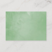 秋の結婚式フローラ水カラー宿泊施設 エンクロージャーカード (裏面)