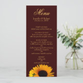 秋の結婚式メニュー メニュー (スタンド正面)