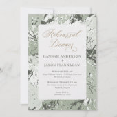 秋の結婚式リハーサルディナーセージ招待状 招待状 (正面)