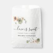 秋の結婚式優先バッグ | 水彩カボチャ フェイバーバッグ (正面)