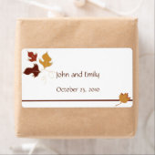 秋の結婚式優先ラベル ラベル (インサイチュ)