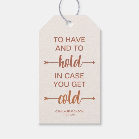 秋の結婚式包括支持 ギフトタグ (正面)