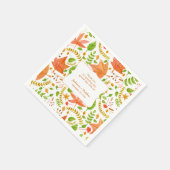 秋の結婚式披露宴ナプキ感謝していン/ you message スタンダードカクテルナプキン (角)