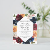 秋の結婚式招待状 |予算 (スタンド正面)