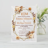 秋の結婚式招待状 招待状 (スタンド正面)