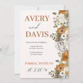秋の結婚式美学2025 招待状 (正面)