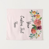 秋の結婚式背景、披露宴フォトブース タペストリー (正面(横))