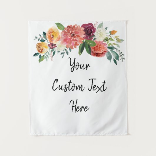 秋の結婚式背景、披露宴フォトブース タペストリー (正面)