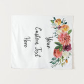 秋の結婚式背景、披露宴フォトブース タペストリー (正面(横))