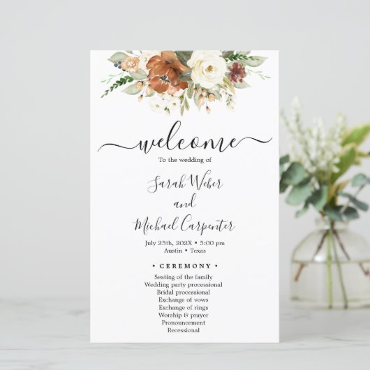 秋の結婚式計画 (スタンド正面)