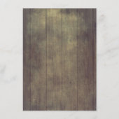 秋の結婚式詳細カード エンクロージャーカード (裏面)