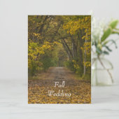 秋の結婚式 ライフパス 保存日付 セーブザデート (スタンド正面)