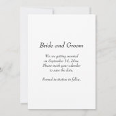 秋の結婚式 ライフパス 保存日付 セーブザデート (裏面)