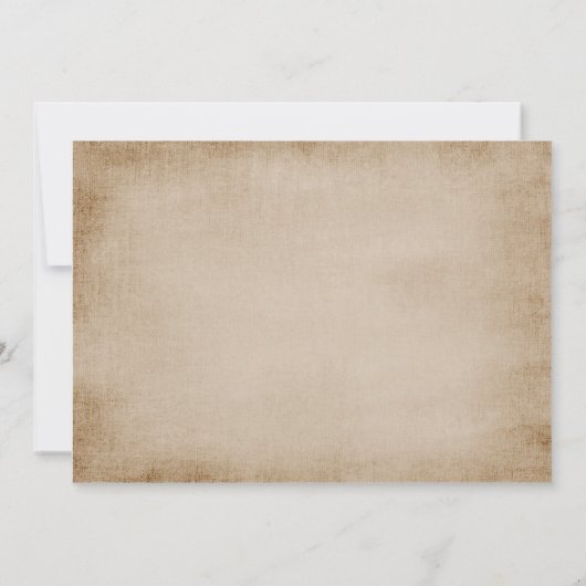 秋の結婚式 披露宴 招待状 (裏面)