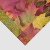 秋の結婚式 秋の葉 フォト ブラウン ゴールド オレンジ 薄葉紙 (詳細)