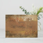 秋の結婚式　誓いを新たに　招待状 招待状 (スタンド正面)