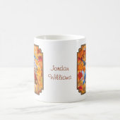 秋の給餌集め コーヒーマグカップ (中央)