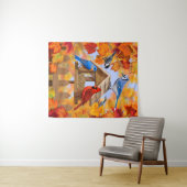 秋の給餌集め タペストリー (インサイチュ(横))