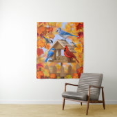 秋の給餌集め タペストリー (インサイチュ)